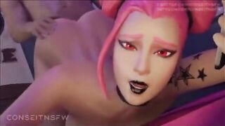 Hentai compilation with a beautiful woman in a futuristic setting of Fortnite