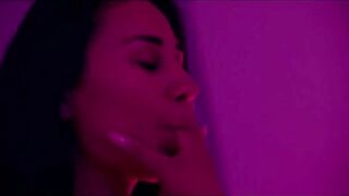 A girl gets fucked by a stranger while her BF calls her
