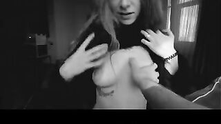 A beautiful girl got her pussy filled with a sticky liquid