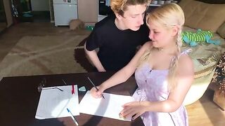 The student could not pass the subject, so she had to try other means