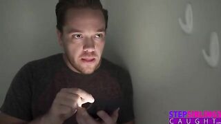 A stepsister is teasing her brother, calling him a coward and a weakling