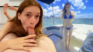I took my GF Jessica Marie on a romantic boat ride and we got intimate twice
