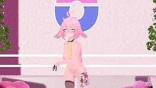 First-time anal sex with a popular VTuber character