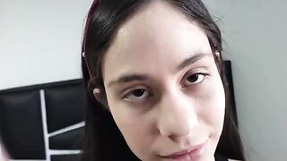 A perverted stepdaughter is being blackmailed by her stepfather into having sex with him in this hot scene