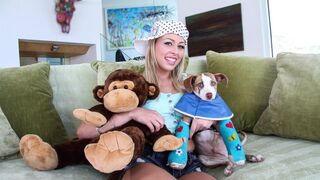 Juicy PAWG Zoey Monroe gets her asshole gapped by French stud