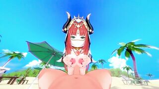 Beautiful girl Nilou fucks passionately in a Genshin Impact scene