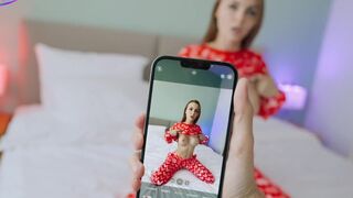 She asked for photos but she got a different kind of deal