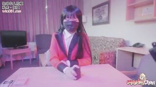 No panties no condom with Yumeko Kakegurui, raw pussy action and cum drinking