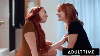 Redhead Kenna James seduced her BFF Aidra Fox to get intimate