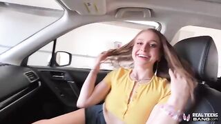 The girl with a beautiful bubble butt gets a cock in her hairy pussy