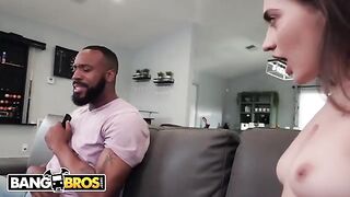 Petite teen Sera Ryder gets overwhelmed by the impressive size of Jovan Jordan’s BBC