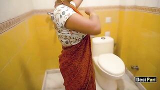 Desi Pari got fucked by neighbor suddenly at his home with Hindi audio