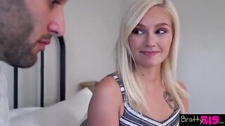 Guy's stepsister unbuttoned her jeans, her tight ass was visible. Shock!