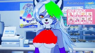 Roxanne Wolf gets fucked by a Five Nights at Freddy’s spirit