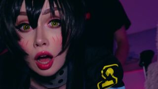 Cosplay girl Tamaki gets fucked by a guy - CUT version