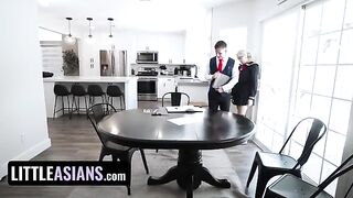 Nerdy Asian with big natural tits Chloe Surreal gets fucked