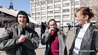 Two girls are not enough for a man, so they brought a friend to join the fun