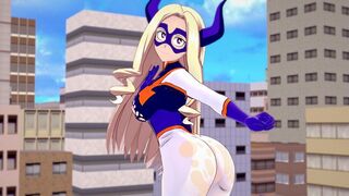 My Hero Academia MT Lady big tits hentai in cock POV style