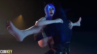 Furry Sex with Cat Girl and Big Cock Monster