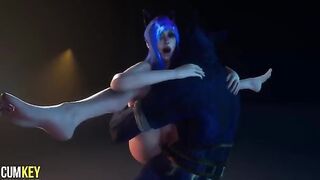 Furry Sex with Cat Girl and Big Cock Monster