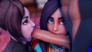 Fortnite compilation of blowjobs with the hottest skins in stunning 4K