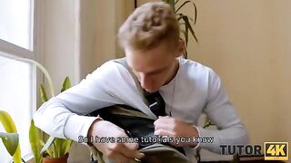 Instead of studying, the guy finished with his tutor