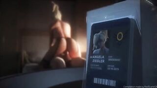 Animated Mercy videos for fans of the Overwatch character, showcasing her appeal