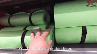 Help me choose a yoga mat where I will fuck you later