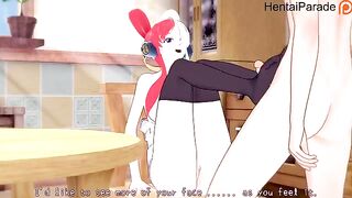 Uta performed a passionate act for her beloved One Piece, showcasing her skills in a steamy scene