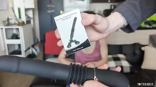 A petite babe testing out a new Lovenote toy in an intimate HD scene