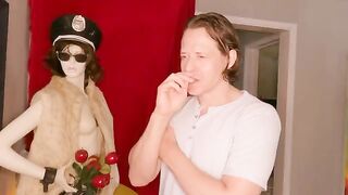 Shawn tries his luck with a busty blonde in a steamy encounter