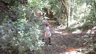 African lesbian threesome with intense pussy licking and eating