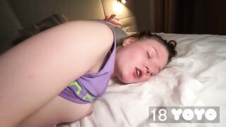 My stepdad won’t let me date, so I have to fuck him instead