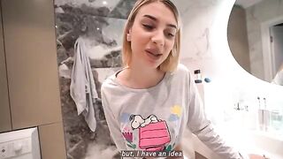 My step-sister is a slut who teaches me how to have long sex