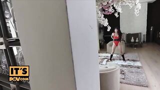 Stepdaddy’s mistress Brenna Sparks fucks her stepson in pussy