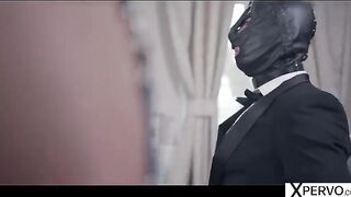 Caprice used her submissive skills in an intense scene
