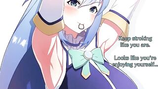 The ass of the goddess Aqua is worthy of worship - Konosuba Hentai