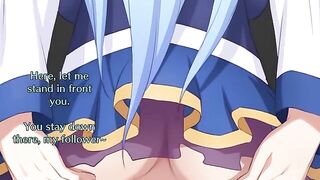 The ass of the goddess Aqua is worthy of worship - Konosuba Hentai
