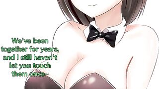Leafa Suguha’s big tits anime Joi sex with a thrilling finish
