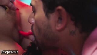 The insatiable Maitland from Deeper gets fucked by a stranger in hardcore action
