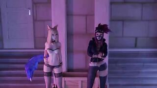 League of Legends' Ahri gets fucked by fans in a casting session