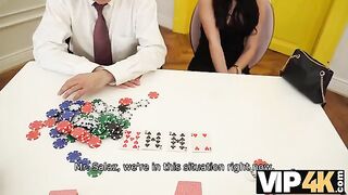 Lilly Bella lost a poker game and had to pay with her body