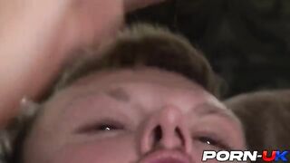 The hottest Polish teen Misha Cross getting her pussy railed after sucking cock
