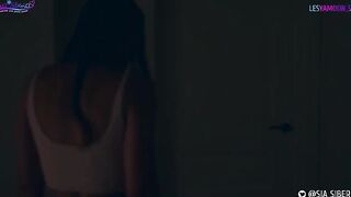 Strap-on Halloween parody with sexy cosplay and intense action