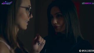 Strap-on Halloween parody with sexy cosplay and intense action