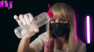 Nurse in latex will make you cum twice