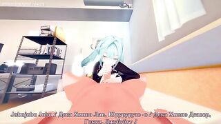 Hentai with a beautiful girl and the hottest Faruzan action