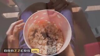 Tina Fire gets fucked in a popcorn machine
