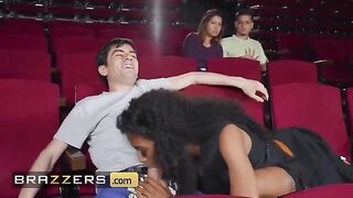 Tina Fire gets fucked in a popcorn machine