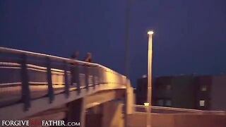 A hot Indian model gets creampied after deepthroating a stranger’s cock in this steamy scene